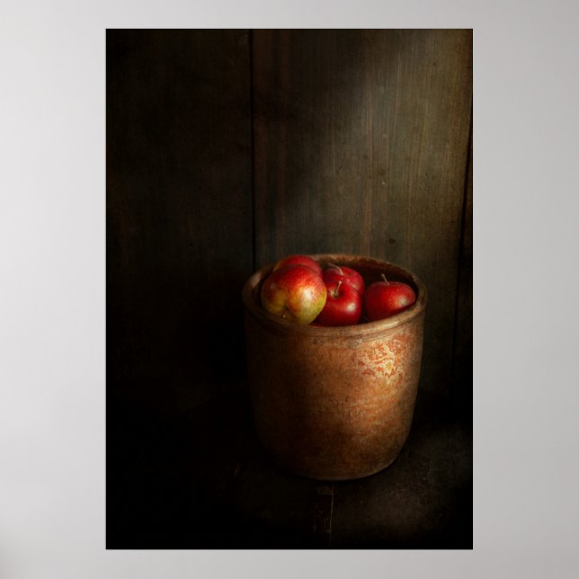 Póster Chef - Fruta - Manzanas (Frente)