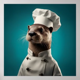 Póster Chef Otter