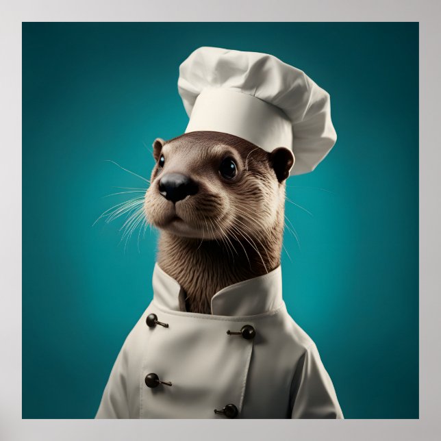 Póster Chef Otter (Frente)