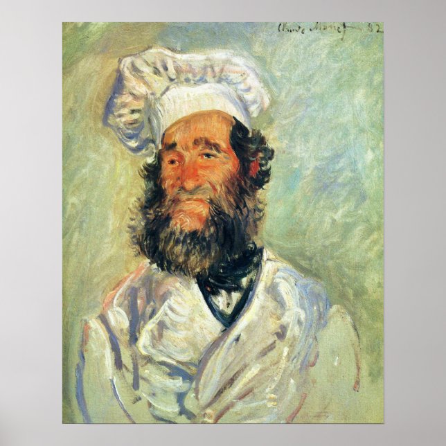 Póster Chef Père Paul de Claude Monet (Frente)