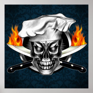Póster Chef Skull 3.1