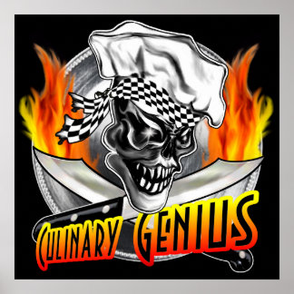 Póster Chef Skull 5