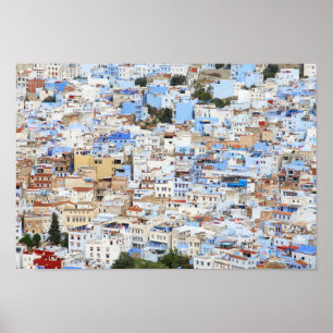 Póster Chefchaouen, Marruecos