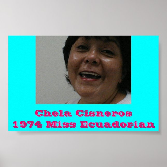 Póster Chela (Frente)