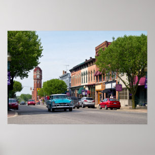 Póster Chelsea céntrica, Michigan