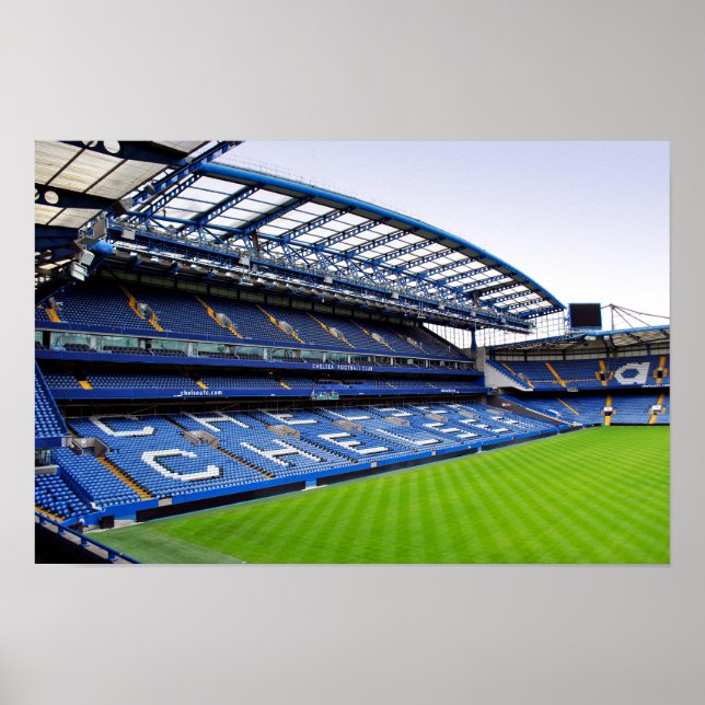 Póster Chelsea Stamford Bridge West Stand (Frente)