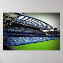 Póster Chelsea Stamford Bridge West Stand
