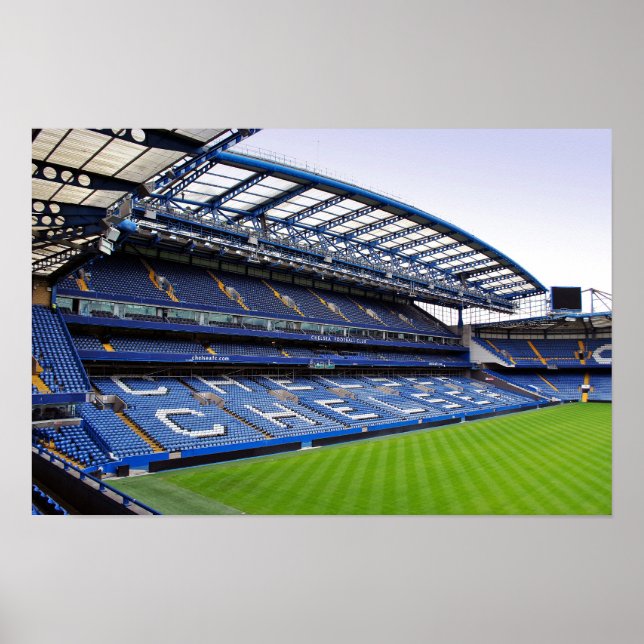 Póster Chelsea Stamford Bridge West Stand (Frente)