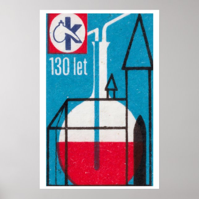 Póster Chemical Engineering - Matchbox Print - Aesthetic (Frente)
