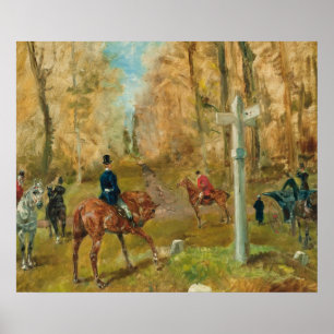 Póster Chemins del DES del croisee del La, 1883 (aceite