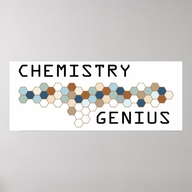 Póster Chemistry Genius (Frente)