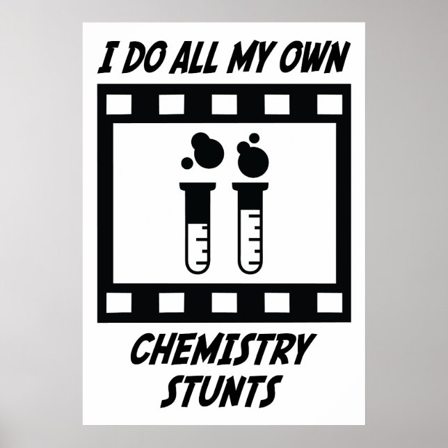 Póster Chemistry Stunts (Frente)