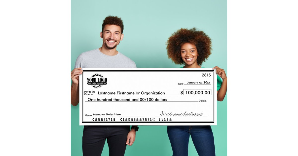 Póster Cheque en blanco para apuestas y premios | Zazzle.es