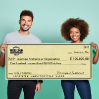 Cheque en blanco para el PARCHMENT Sweepstakstakst