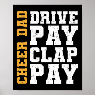 Póster Chequeen Dad Drive Pay Clap Pay
