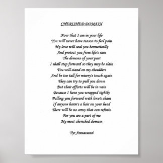 Póster CHERISHED DOMAIN Poster