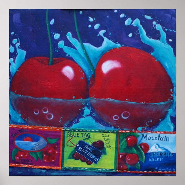 Póster Cherries Far West (Frente)