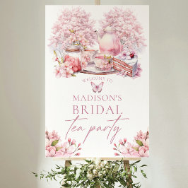 Póster Cherry Blossom Bridal Tea Shower
