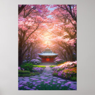 Póster Cherry Blossom Hideaway