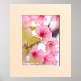 Póster Cherry blossom "Kawazu-Zakura"
