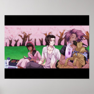 Póster Cherry Blossom Picnic