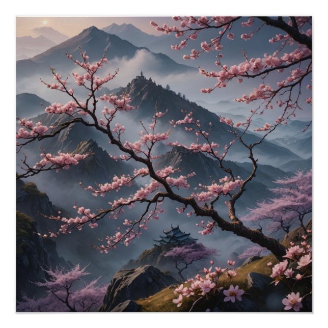 Póster cherry blossoms (Anverso)