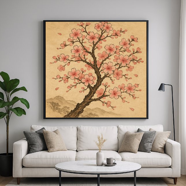 Póster Cherry Blossoms - Traditional Japanese Art Style (Subido por el creador)