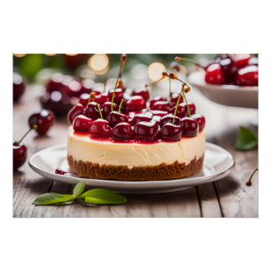 Póster Cherry Cheesecake