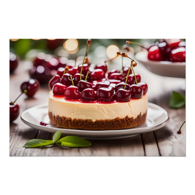 Póster Cherry Cheesecake (Anverso)