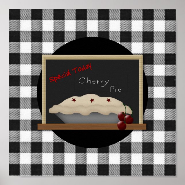 Póster Cherry Pie Print (Frente)