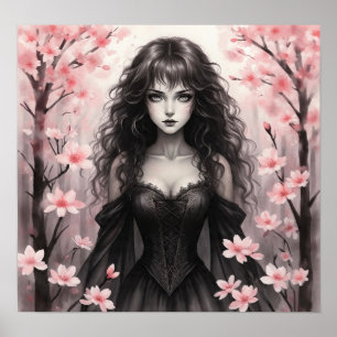 Póster CherryBlossomWitch