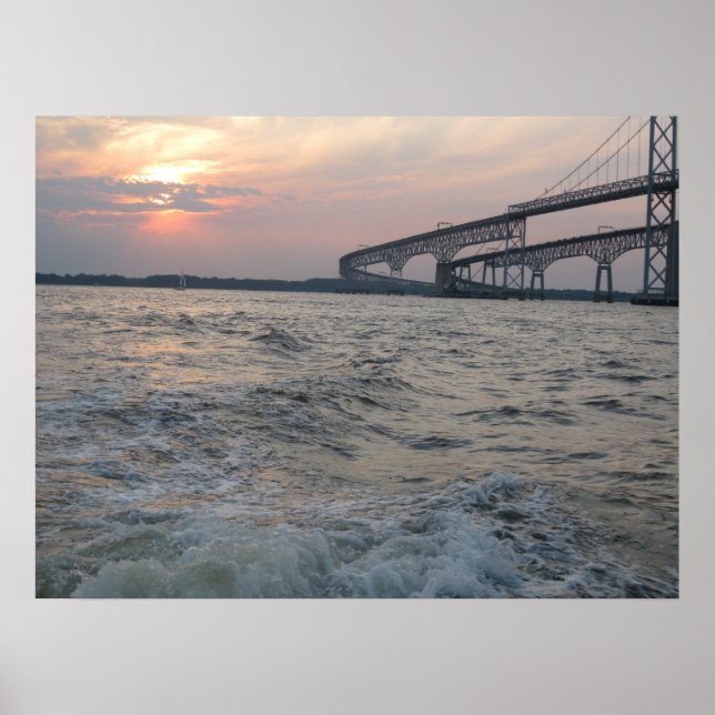 Póster Chesapeake Bay Bridge Poster de fotografías (Frente)