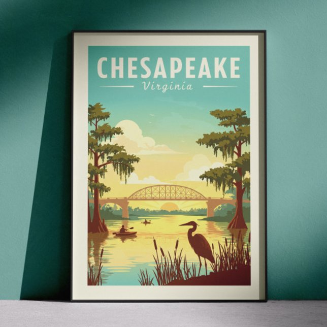 Póster Chesapeake Virginia Antiguo (Subido por el creador)