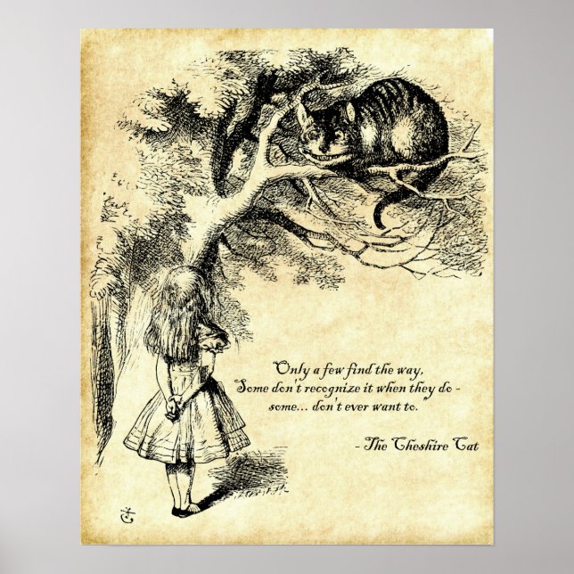 Póster Cheshire Cat Poster (Frente)