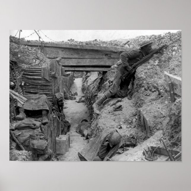 Póster Cheshire Reg't en el Somme (Frente)