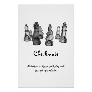 Poster Chess Checkmate