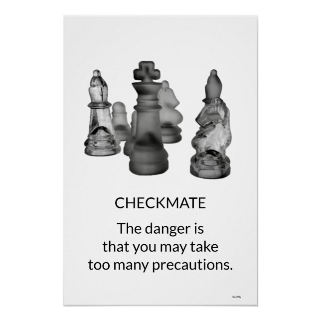 Poster Chess Checkmate (Anverso)