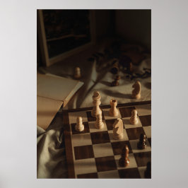 Póster Chess school art photo