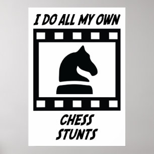 Póster Chess Stunts