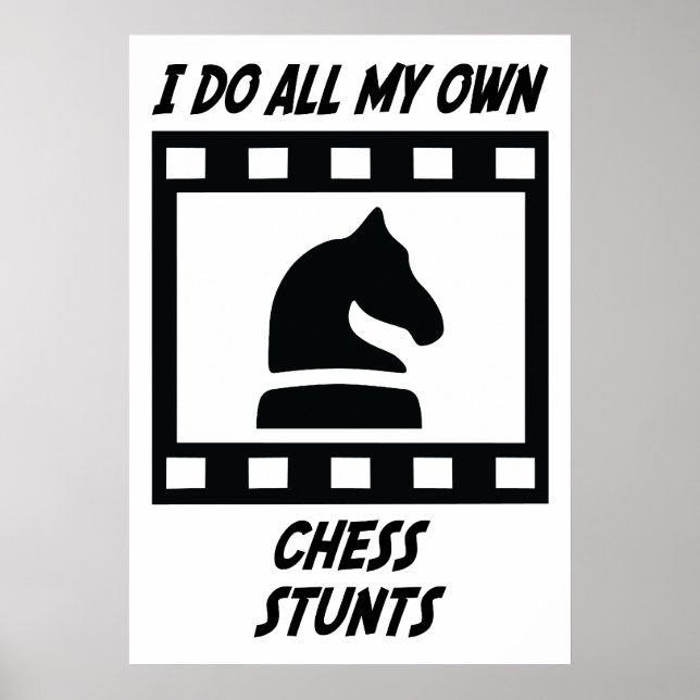 Póster Chess Stunts (Frente)