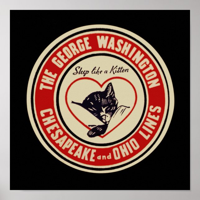 Póster Chessie, el poster de George Washington (Frente)