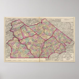 Póster Chester, Dauphin, Berks, Líbano