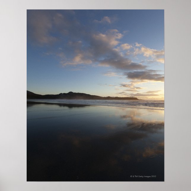 Póster Chesterman Beach at Sunset, Tofino, Vancouver (Frente)
