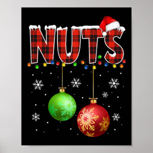 Póster Chestnut Diversión Pareja Parejas Parejas Navidade