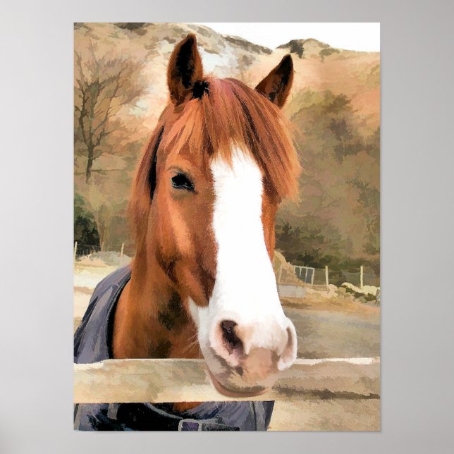 PÓSTER CHESTNUT HORSE (Frente)