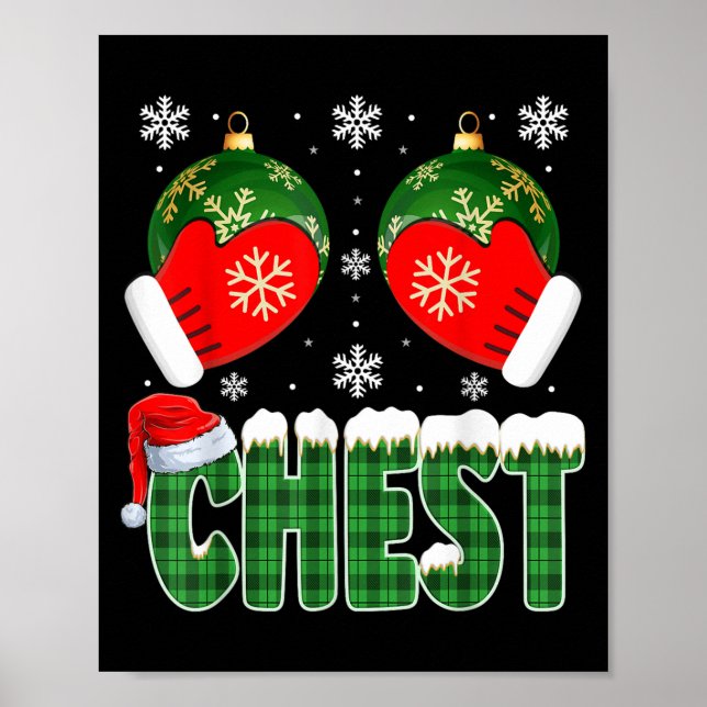 Póster Chestnut Matanza Familia Funny Chest Nuts Christm (Frente)