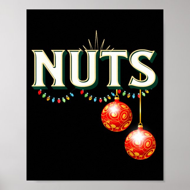 Póster Chestnuts Matching Christmas Family Funny Chest Nu (Frente)