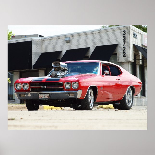Póster Chevelle 1970 (Frente)