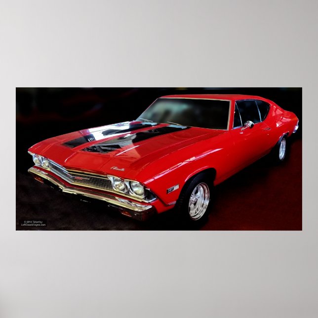 PÓSTER CHEVELLE 427 POSTER 1968 (Frente)