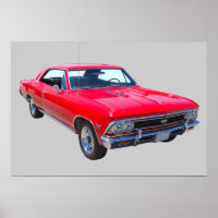 Chevelle Chevy Chevelle roja 1966 SS 396